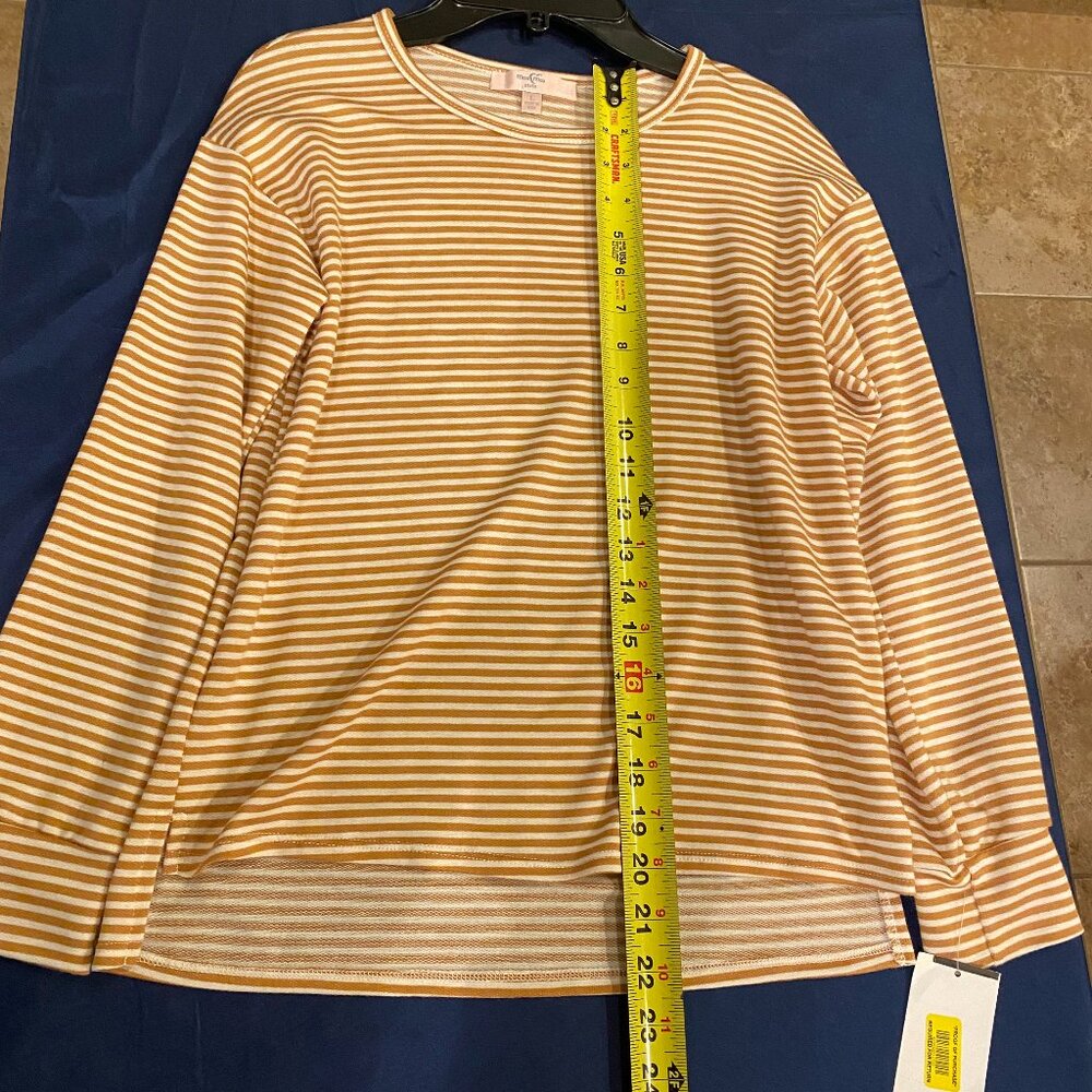 NWT Moa Moa Long Sleeve Shirt Women's Stripped LARGE - Picture 4 of 5